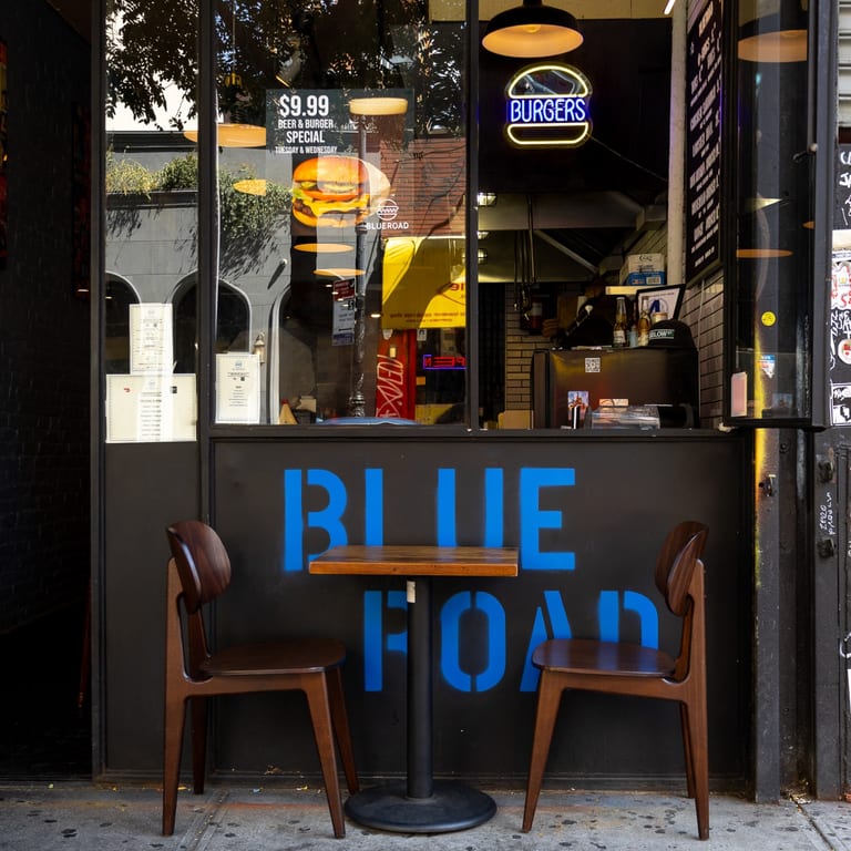 Welcome to Blue Road Burger